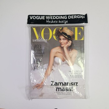 Vogue Türkiye Nisan 2016 (Jelatininde, Wedding Dergisi Hediye)
