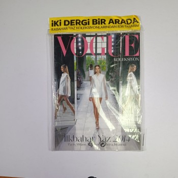 Vogue Türkiye Şubat 2014 (Jelatininde, Koleksiyon Dergisi hediye)