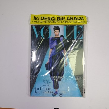 Vogue Türkiye Ağustos 2013 (Jelatininde, Koleksiyon Dergisi hediye)