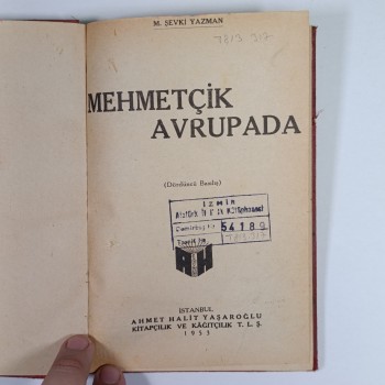 Mehmetçik Avrupada (Ciltli) - M. Şevki Yazman - 1953