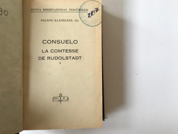 La  Comtesse De Rudolstadt- Consuelo (Cilt:1-2-3)