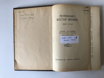 fetihname-i Sultan Mehmed