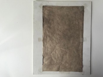 Altın Varaklı El İşçiliği Paspartulu و/Vav Çalışması