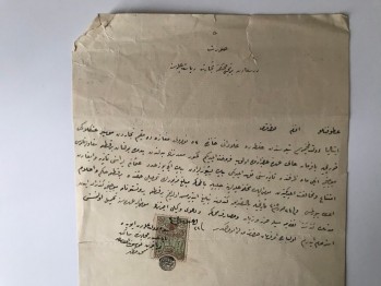Madam Terasa İle İlgili Galata Mahkemesiyle İtalyan Konsolosluğu Arasındaki 16 Adet Pul ve 12 Tane Mühürlü Hırsızlık Davası Lotu/1305-1327 Arası