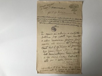 Madam Terasa İle İlgili Galata Mahkemesiyle İtalyan Konsolosluğu Arasındaki 16 Adet Pul ve 12 Tane Mühürlü Hırsızlık Davası Lotu/1305-1327 Arası