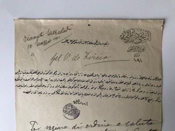 Madam Terasa İle İlgili Galata Mahkemesiyle İtalyan Konsolosluğu Arasındaki 16 Adet Pul ve 12 Tane Mühürlü Hırsızlık Davası Lotu/1305-1327 Arası