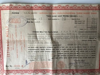 İttihadi Milli, Senet