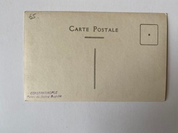 Constantinople Dolmabahçe Kartpostal
