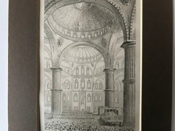 Paspartulu Sultan Ahmed Gravür