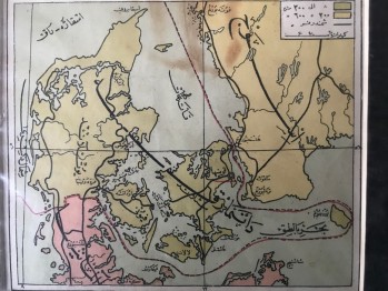 Osmanlıca Paspartulu Harita