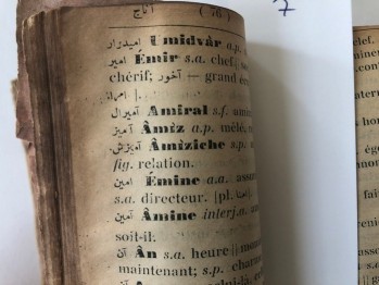 Dictionnaire Tefeyuz- Ali Yazima latin harfli türkçe fransızca sözlük harf devriminden 15 sene önce baskı