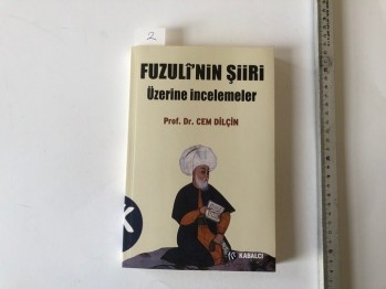 Fuzuli’nin Şiiri Üzerine İncelemeler – Cem Dilçin