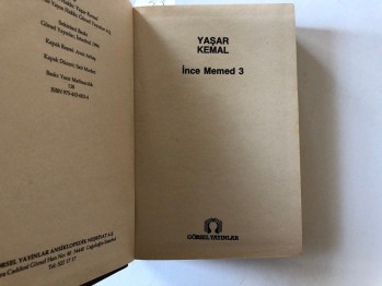 İnce Memed 3 – Yaşar Kemal (Ciltli)