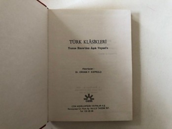 Türk Klasikleri Yunus Emre’den Aşık Veysel’e – Hazırlayan: Ohan Fuad Köprülü (Cilt: 1-7, Takım , Ciltli)