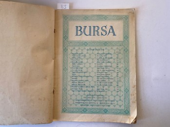 Yapı ve Kredi Bankası Bursa Şubesi’nin Açılış Hatırası