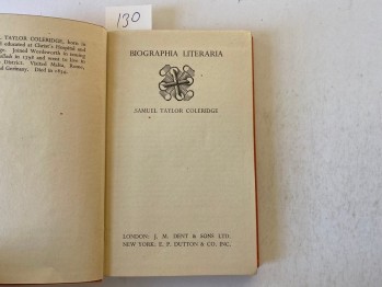 Biographia Literaria – Samuel Taylor Coleridge (Ciltli)