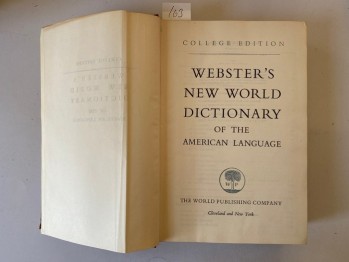 Webster’s New World Dictionary of the American Language (Ciltli)