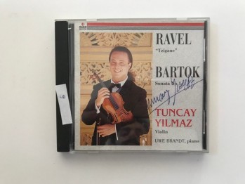 Tuncay Yılmaz – Violin,  Maurice Ravel Bela- Bartok Sonata No1 imzalı