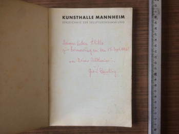 Kunsthalle Mannheim – Verzeichnis der Skulpturensammlung (İmzalı)