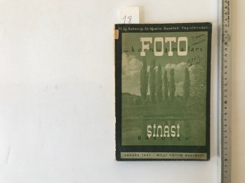 Foto Konuşmaları,Şinasi Barutçu