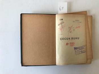 Çocuk Ruhu (Mühürlü,cilt)