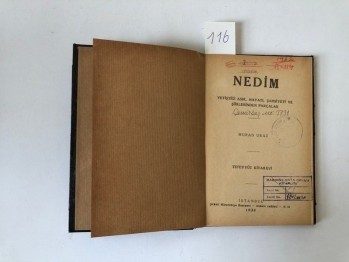 Nedim, Murad Uraz (cilt,mühür)