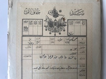 Paspartulu Osmanlıca Hisse Senedi