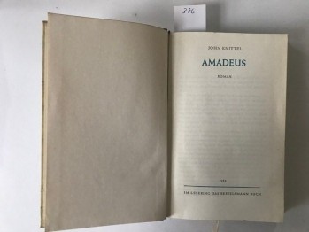 Amadeus- John Knittel(ciltli)
