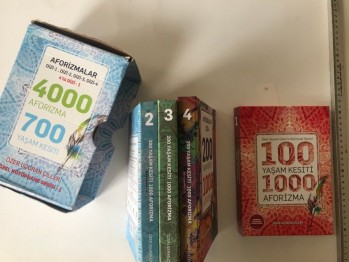 4000 Aforizma 700 Yaşam Kesiti – Özer Uçuran Çiller (Kutulu, 4 Kitap)