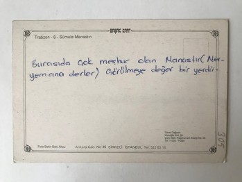 Kartpostal Trabzon