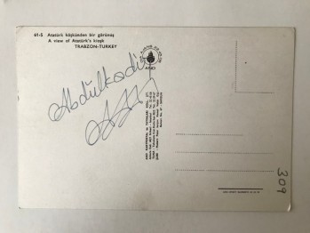 Kartpostal Trabzon Aatürk Köşkü