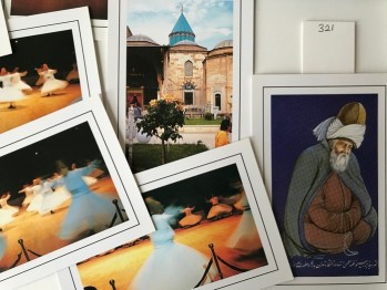 Mevlana and Whirling Dervishes 12 Kartpostal