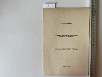 Ockham’lı William ve Volontarist Görüş’ün Yerleşmesi – Doç. Dr. Ömer Yörükoğlu