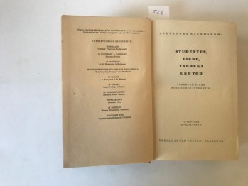 Studenten, Liebe, Tscheka Und Tod – Alexandra Rachmanowa (Ciltli)