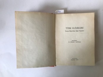 Türk Klasikleri Yunus Emre’den Aşık Veysel’e (Cilt:1-7, 7 Kitap)