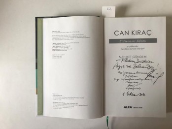 Can Kıraç Eldivensiz Adam (2.Baskı) – Mehmet Gündem İmzalı.