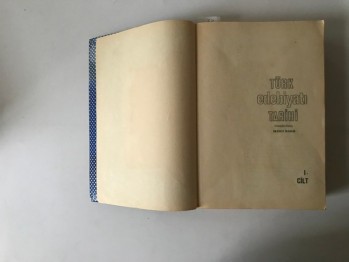 Türk Edebiyat Tarihi Başlangıç Tazminat’a -Seyit Kemal Karaalioğu ( 1.cilt)