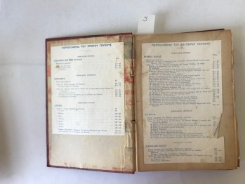 Yunanistan Dairesi/MITNIAIA AKPONOİ - IANOYAPIO (Yunanca/Ciltli), 1936,  159 s.