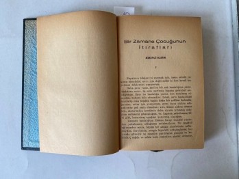 Bir Zamane Çocuğunun İtirafları – Alfred De Musset (Ciltli)