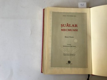 ŞualarMecmuası – Bediüzzaman Said Nursi, Altınbaşak Neşriyat, İstanbul, 2009 (Ciltli,Osmanlıca)