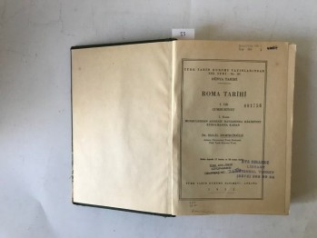 Roma Tarihi 1.Cilt – Dr. Halil Demircioğlu (Ciltli)