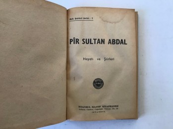 Pir Sultan Abdal Hayatı ve Şiirleri/Maarif,208 s. (Ciltli)