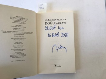 Doğu Sarayı-Murathan Mungan/Metis,2011,213 s.(imzalı)