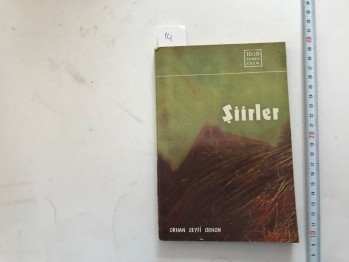 Şiirler-Orhan Seyfi Orhon, Milli Eğitim, 1970, 240 s.