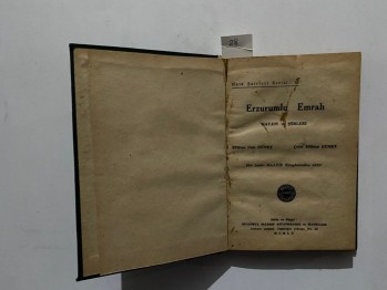 Erzurumlu Emrah Hayatı ve Şiirleri –Çetin Eflatun Güney /Maarif,143 s. (Ciltli)
