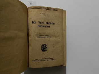 İki Yeni Gelinin Hatıraları – Balzac (ciltli)