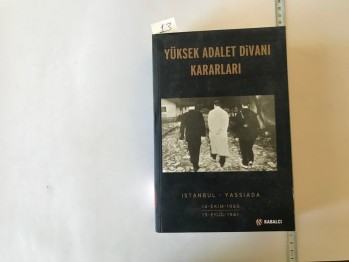 Yüksek Adalet Divanı Kararları