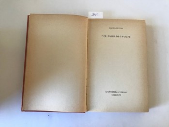 Der Sohn Des Wolfs – Jack London (Ciltli)