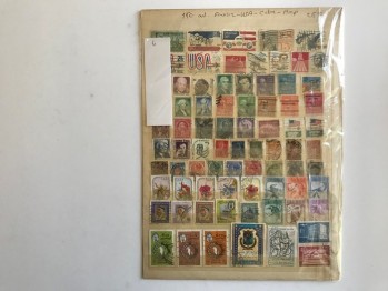 150 Adet Fransız-USA-Cuba-Arap Pulları
