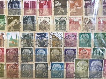 180 Adet Alman ve İngiliz Pulları